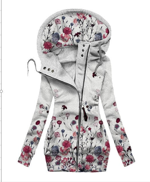 Kvinnors Butterfly Art Cardigan Sweatshirt-Clothes for women-Bellasverige-Hemnix