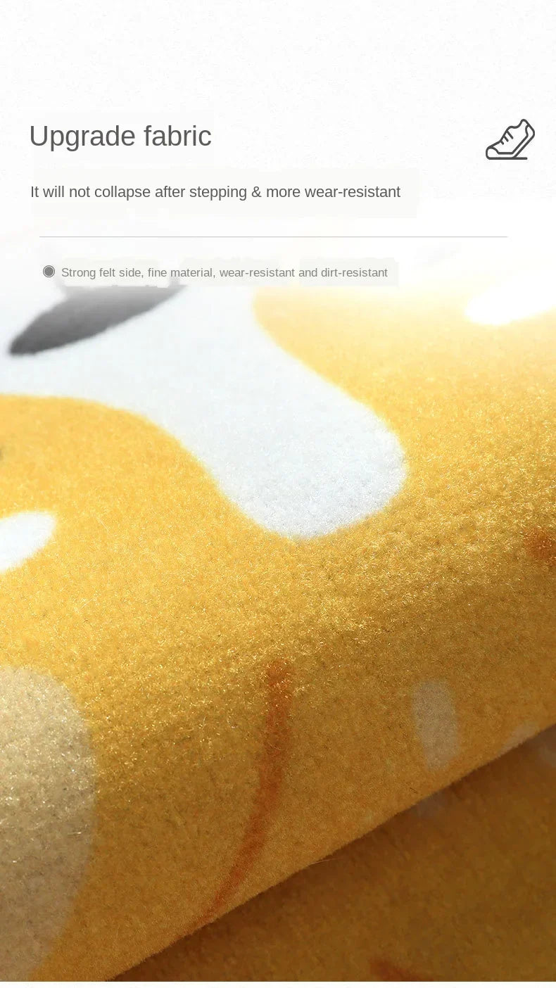 Söt djur halksäker matta – husdjursdesign för kök, badrum och hall Carvallo