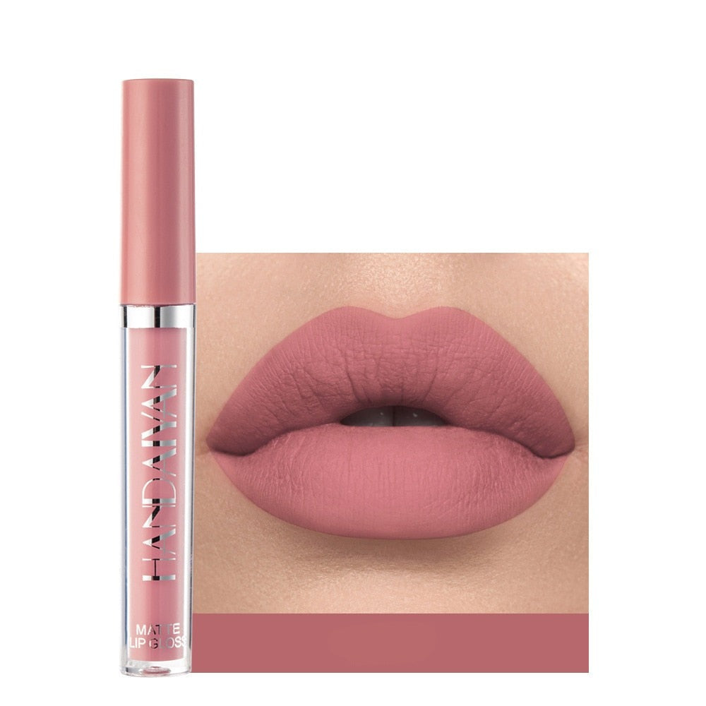 Matte vattenfast läppstift-Beauty-Hemnix-08 - Ljusrosa-Hemnix