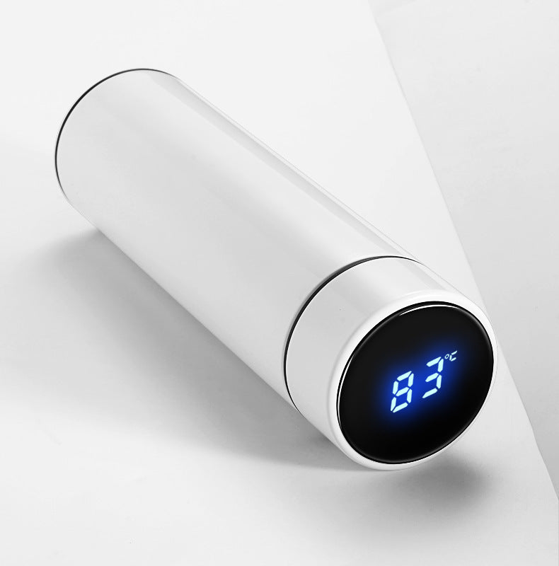 Carvallo Thermosflaska med temperaturvisning | 500 ml | LCD-pekskärm | Rostfritt stål 304 | 12 h varm/kallhållning Carvallo