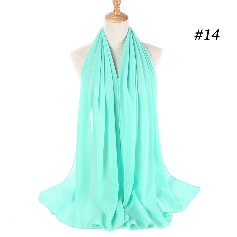 Chiffon Hijab pannband-Clothes for women-Bellasverige-Hemnix