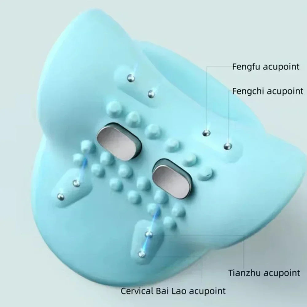 Trådlös EMS-nackmassageapparat - Smart pulsterapi för spännings- och smärtlindring MILA Sverige