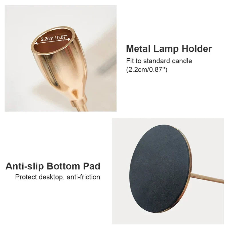 Carvallo – Lyxiga ljusstakar i metall för en mysig inredning Carvallo