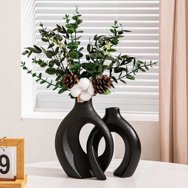 Carvallo – Luksuriösa Geometriska Vaser Set för Moderna Blomsterarrangemang Carvallo