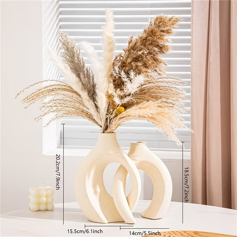 Carvallo – Luksuriösa Geometriska Vaser Set för Moderna Blomsterarrangemang Carvallo