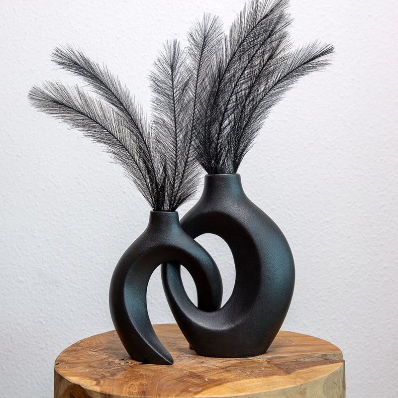 Carvallo – Konstnärlig Blomsterkruka med Vävdesign för Eleganta Blomsterarrangemang Carvallo