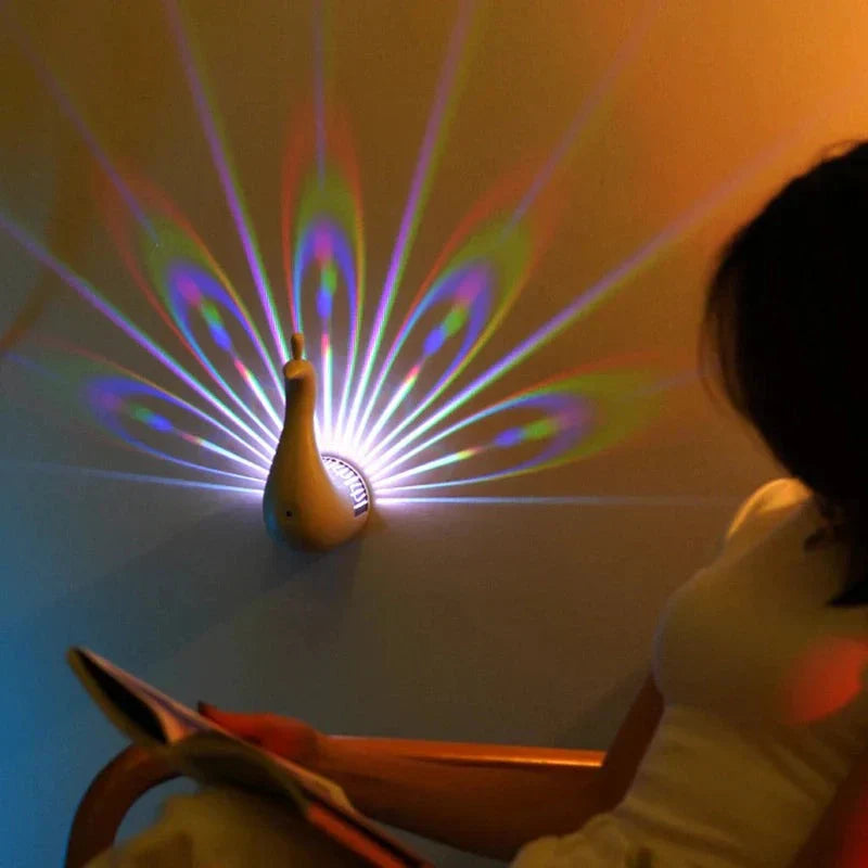 Carvallo – Elegant Uppladdningsbar Vägglampa med Fängslande Ljusprojektion Carvallo