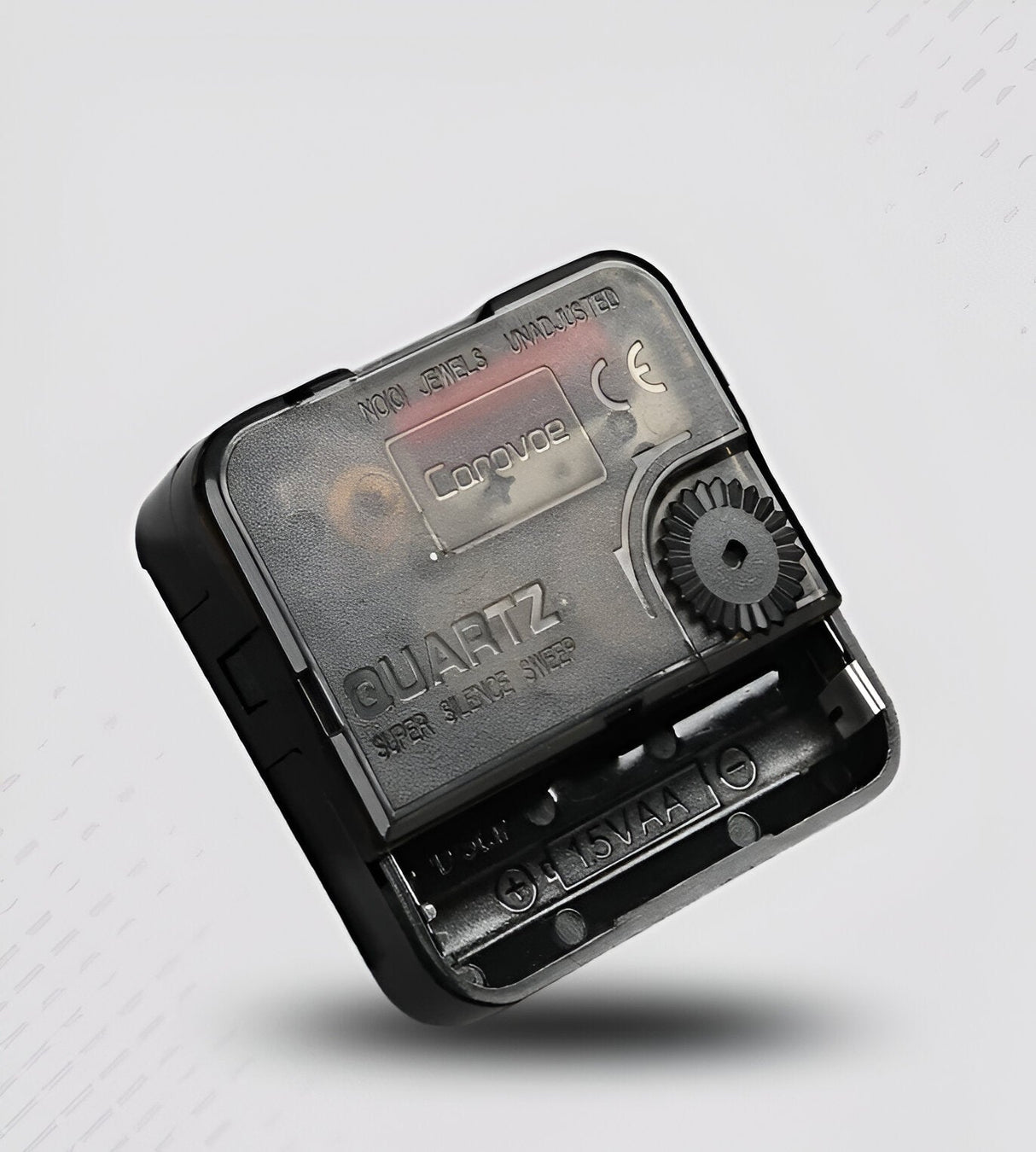 Silent Wall Clock | Clear Acrylic Face & Wood Frame | 12" or 14" | Tyst kvartsrörelse Carvallo