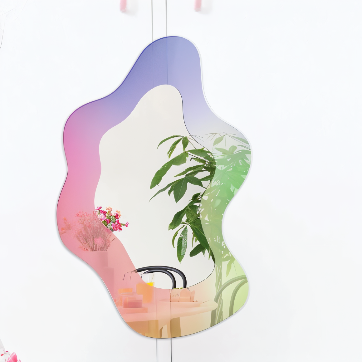 ReflectaForm – Geometrisk spegel med modern layout och konstnärliga vinklar Carvallo