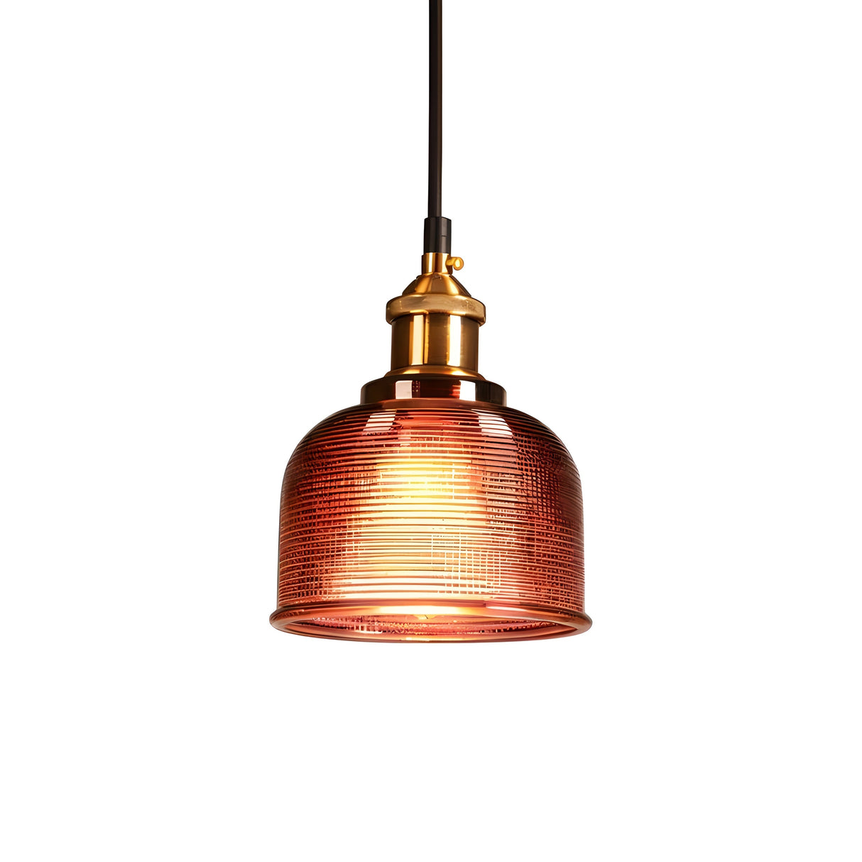 HeritageGlow Light - Glänsande Vintage-Klocka- Pendellampa Carvallo