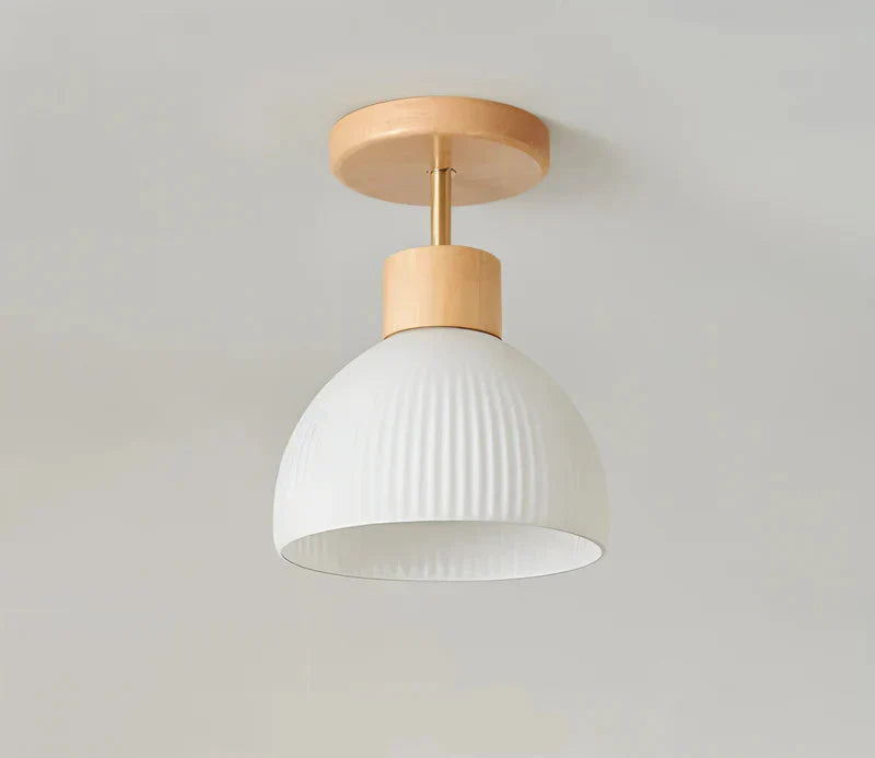 NordicGlow – LED taklampa med ribbat design och ljusstark belysning Carvallo