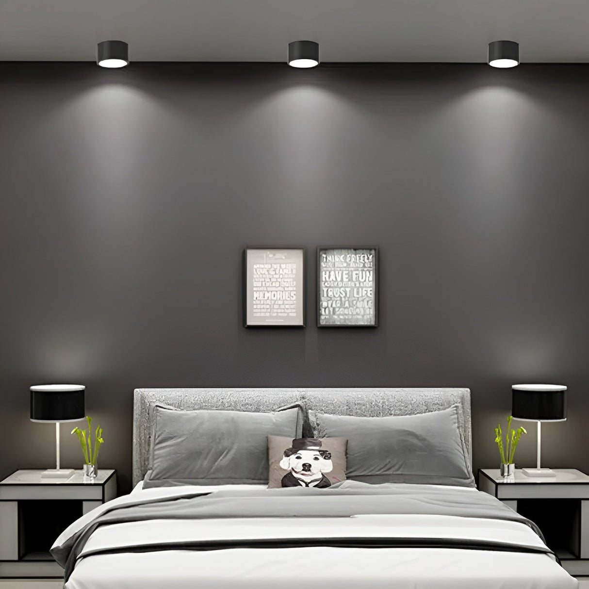 Carvallo – Minimalistisk Zylinder taklampa med Varm Ljus Accent Carvallo