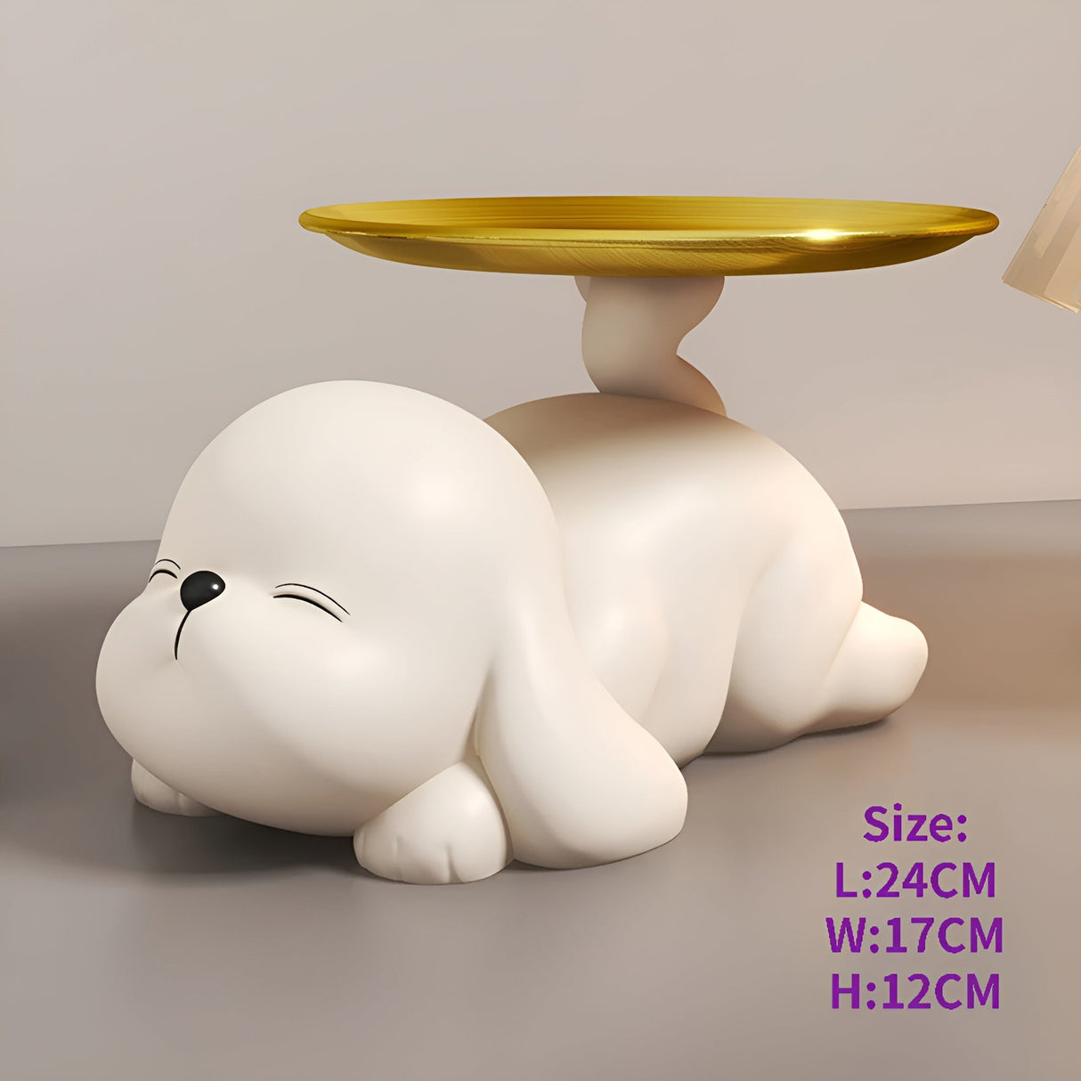 PuppyTail - Dekorativ hundnyckelhållareplatta för moderna hem Carvallo