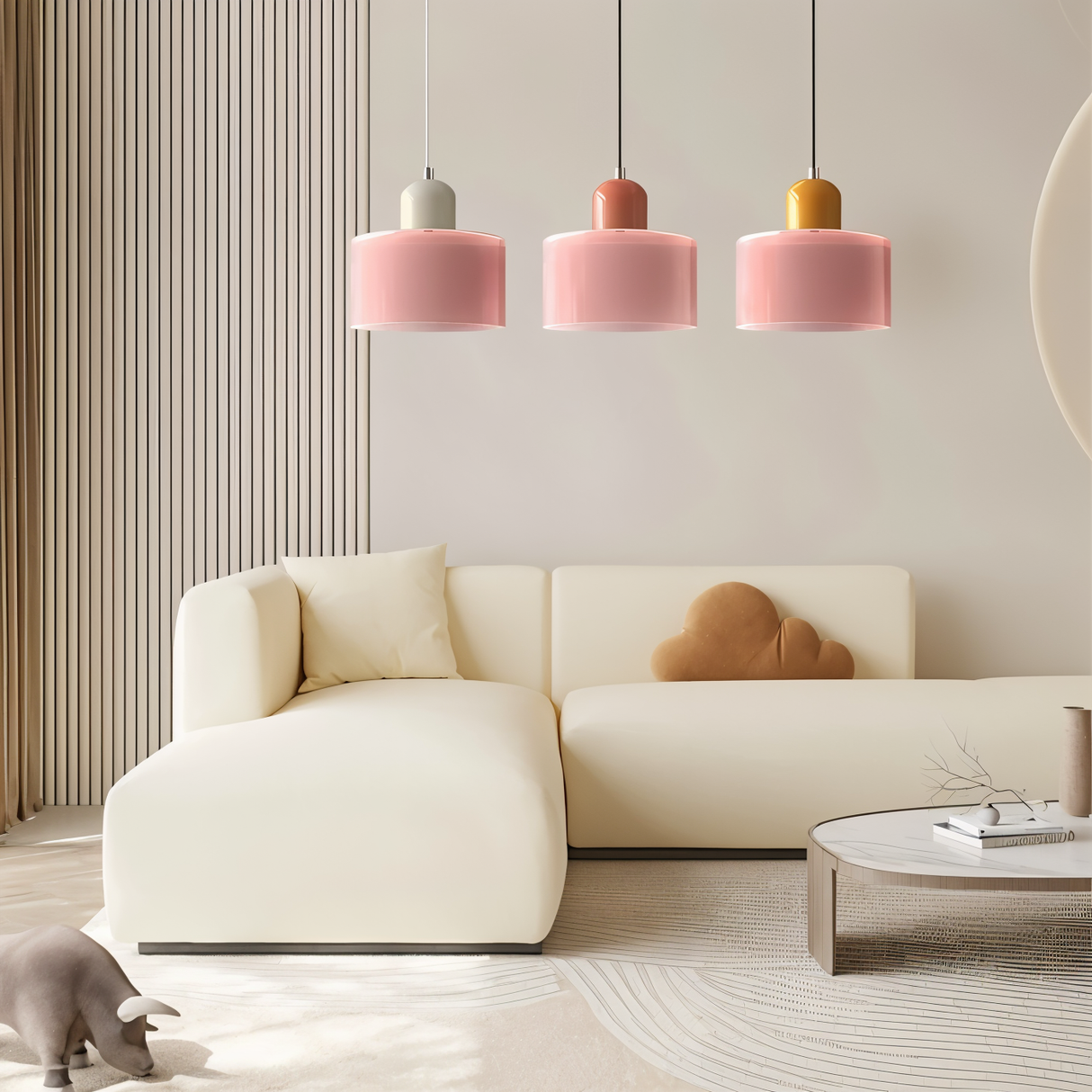 Coloris Cylin Pendellampa – Färgglad Cylindrisk Taklampa i Glas Hemnix