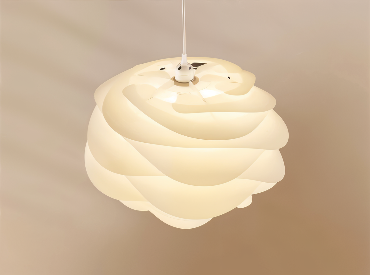 Aurora Taklampa – Stilren PVC Pendel i Blomdesign Hemnix