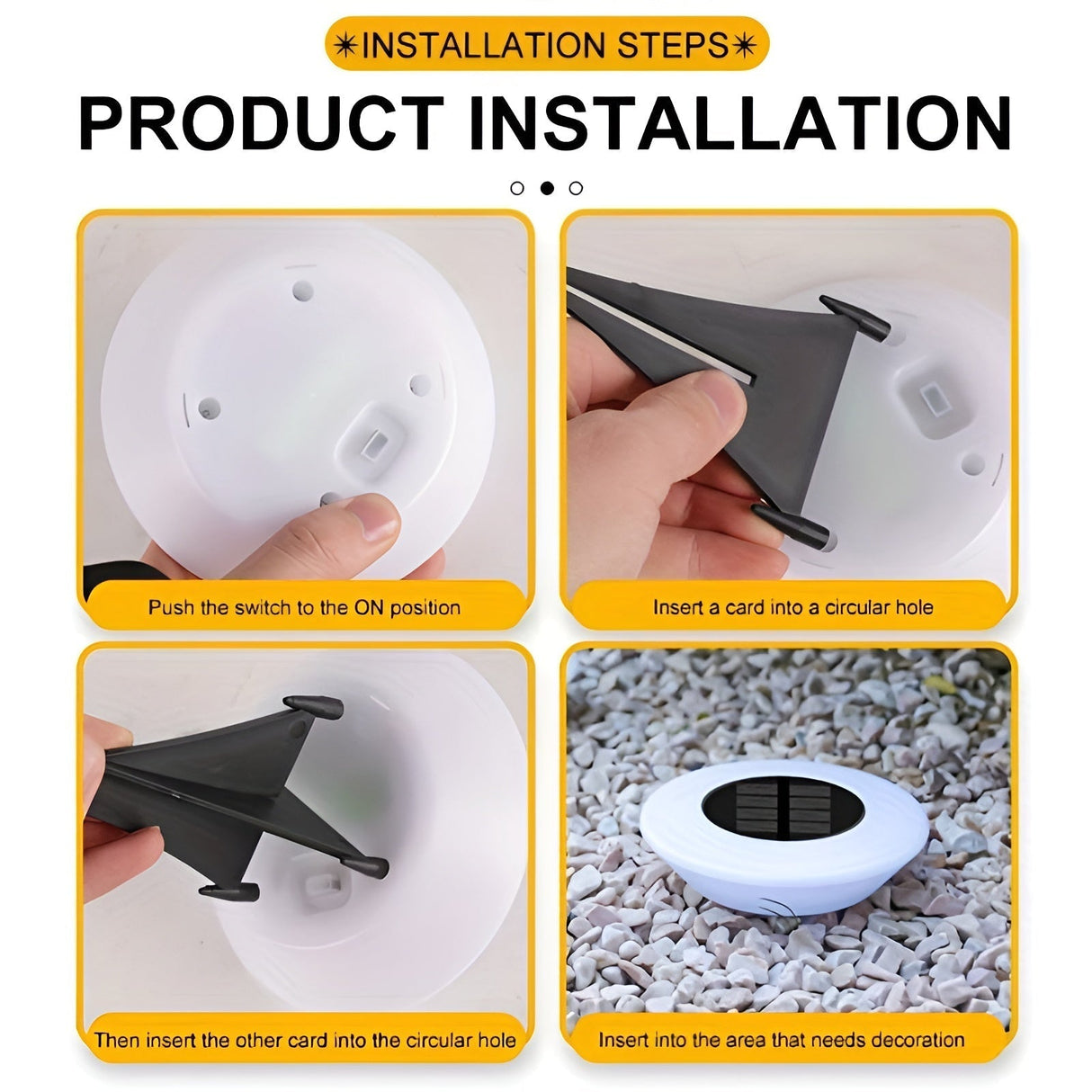 Solaris Trädgårdsbelysning | Lättinstallerad Solbelysning för Utomhus Carvallo