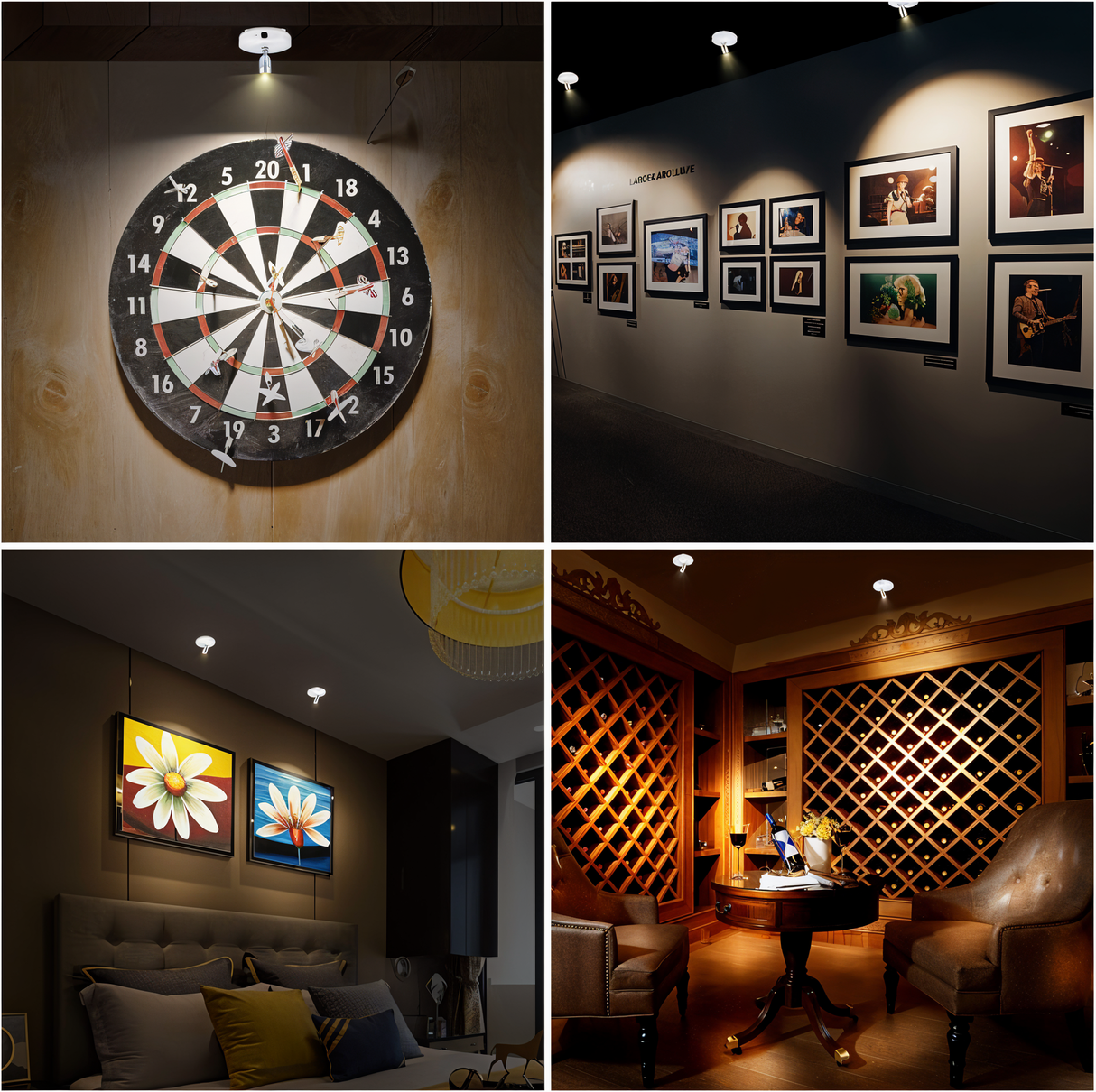 Carvallo – Dimbara LED Spotlampor för Trådlös Accentbelysning Carvallo