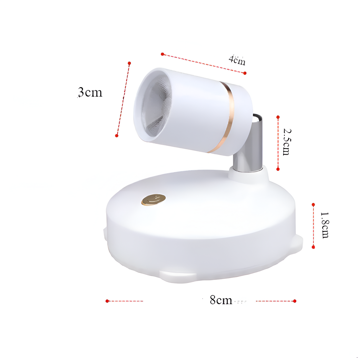 Mini LED-Spotlight – Dimbar och Trådlös | Perfekt Accentbelysning för Hemmet & Kontoret Carvallo