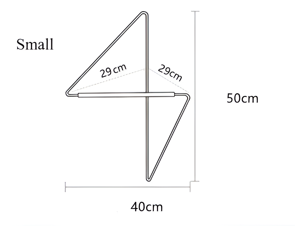 Modern geometrisk metallklädhängare – snygg och mångsidig förvaringslösning MILA Sverige