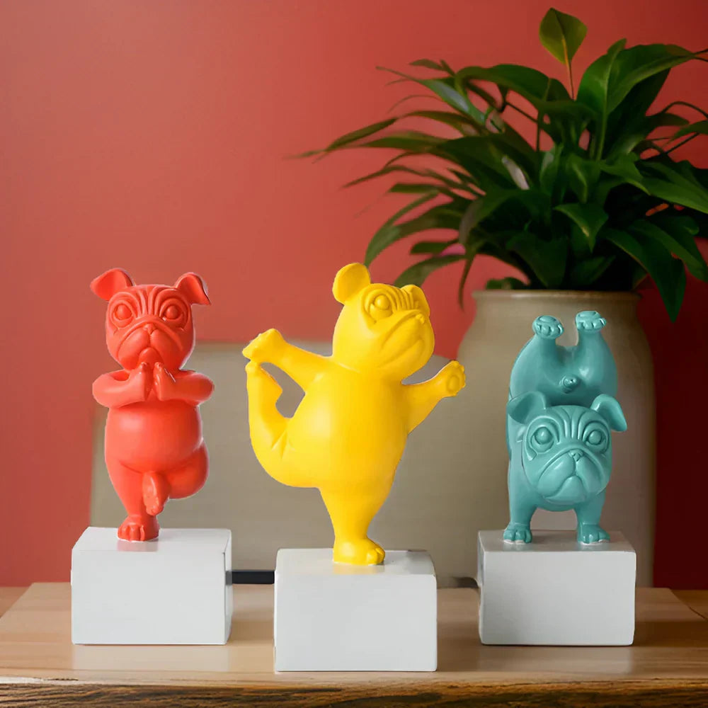 PosePup – Yoga-inspired statue of French Bulldog for modern rooms Carvallo
