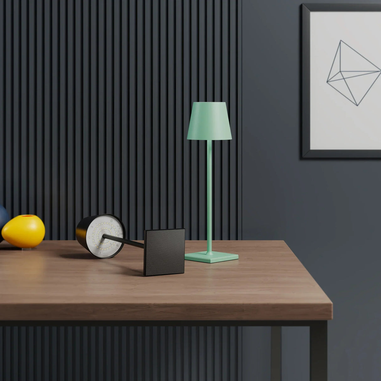 RoyaleGlow Trådlampa - USB-laddningsbar vattentät bordslampa med touch-knapp Carvallo