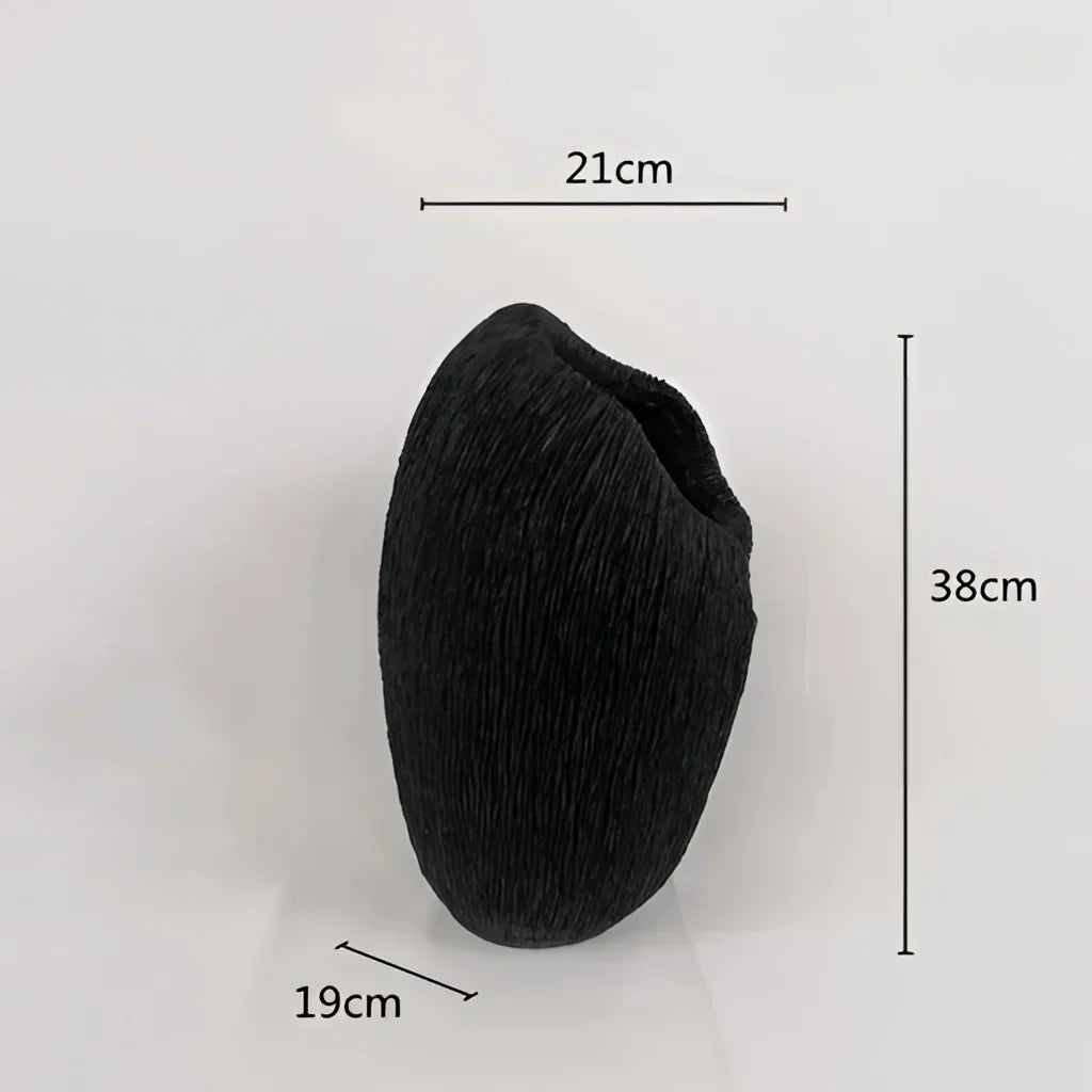 Samtida dekorativ skål i resin med naturinspirerad design - stiligt och mångsidigt accentstycke Carvallo