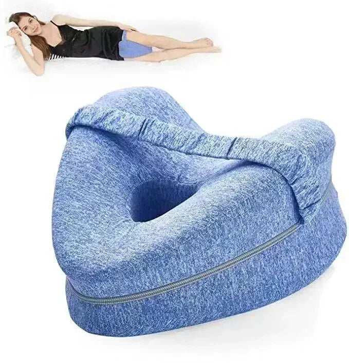 Orthopediskt knäkudde för sidoliggan – Ergonomisk benkudde med minnesskum för bättre sömn Carvallo