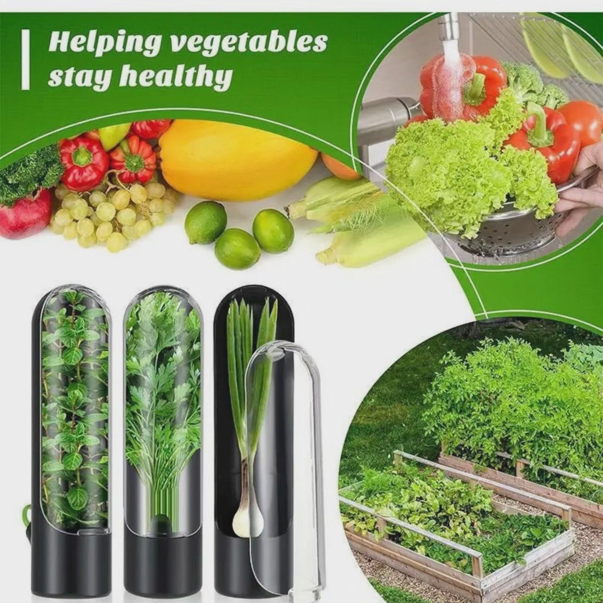 GreenHerbs - Färska örtförvarare MILA Sverige