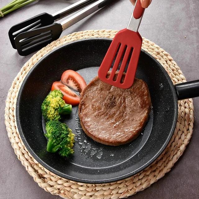 Premium kökstång i rostfritt stål – halkfritt grepp för matlagning, grillning och servering MILA Sverige