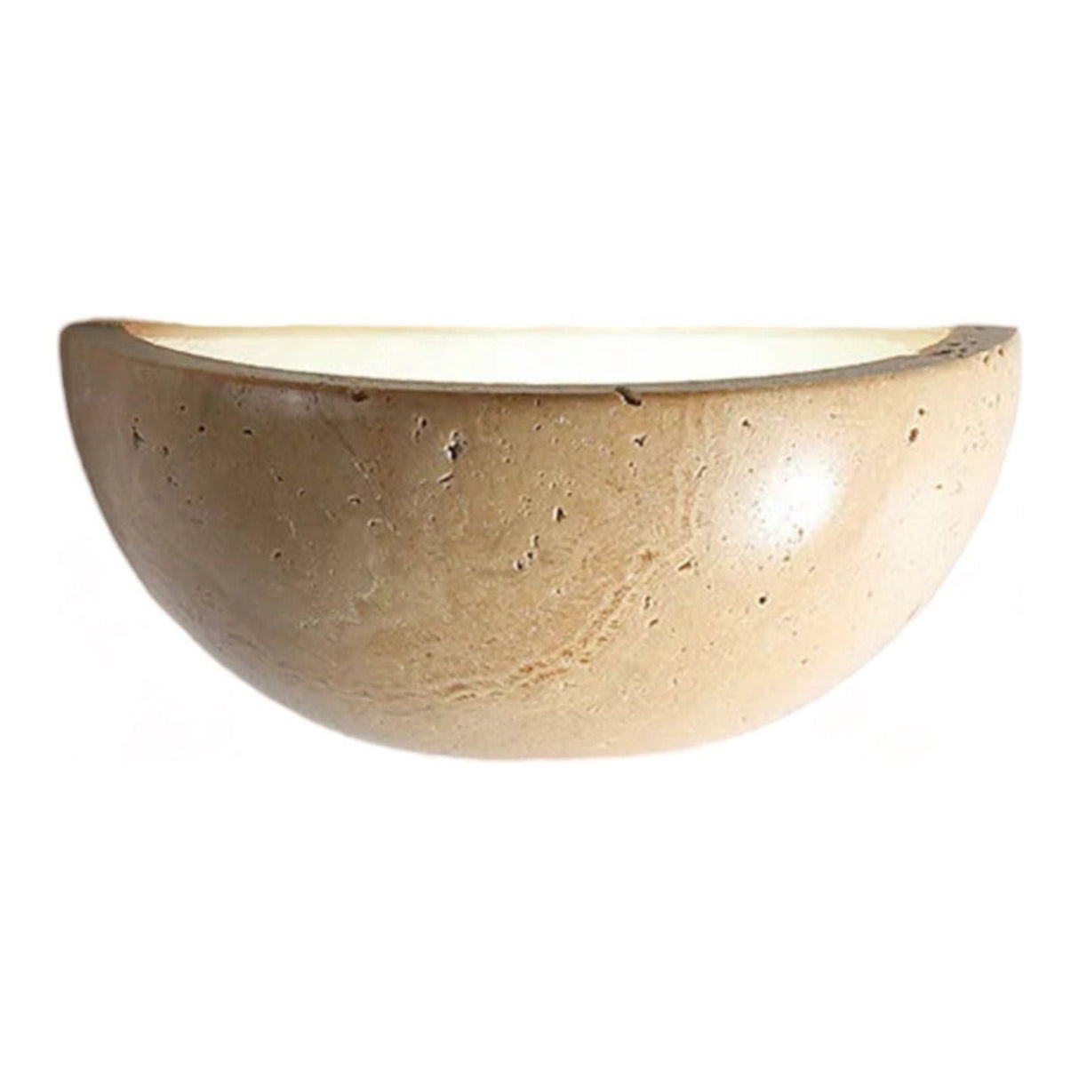 Korzito - Nordisk Halvcirkel-LED-Wabi-Sabi-Vägglampa Carvallo