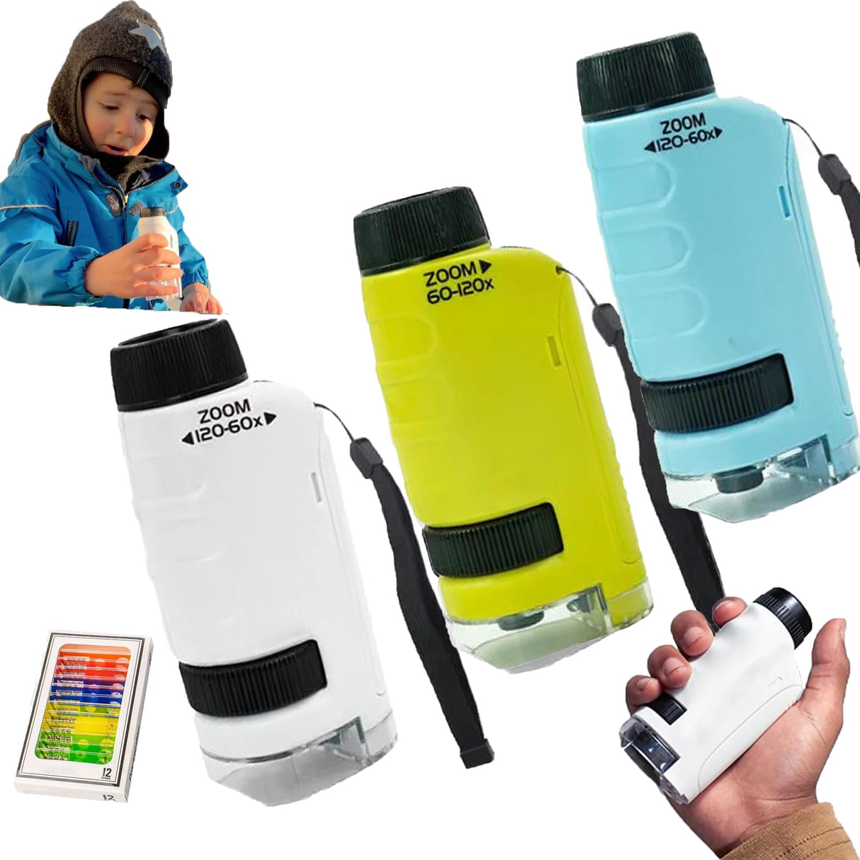 Mini Mikroskop för Barn Carvallo