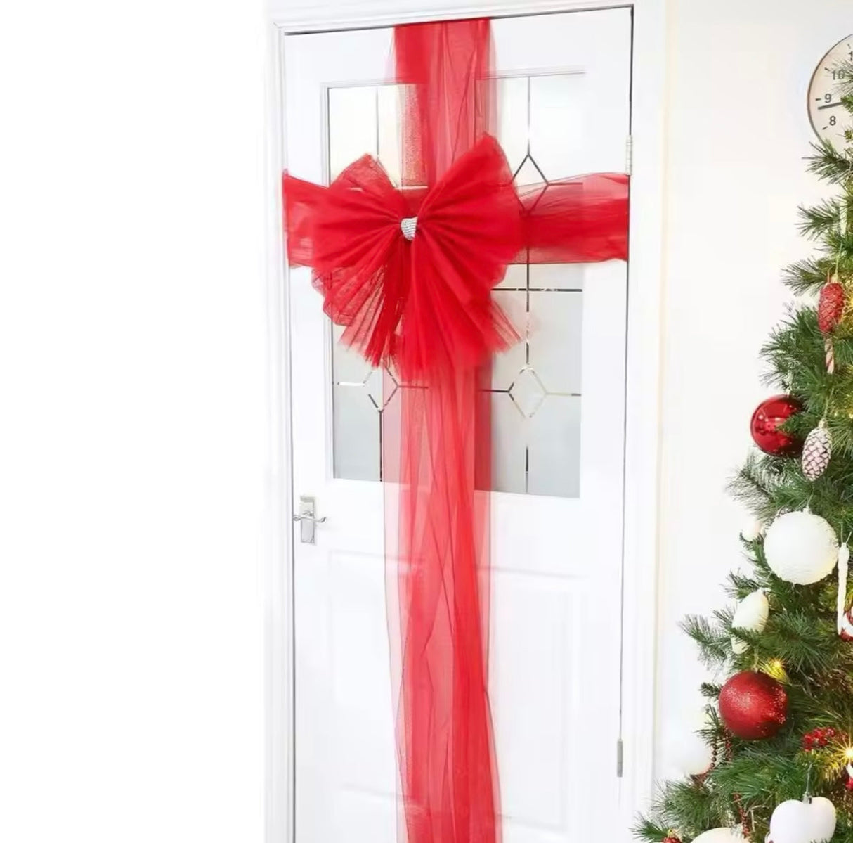 Festlig Röd Slips - Perfekt för Din Dörr Carvallo