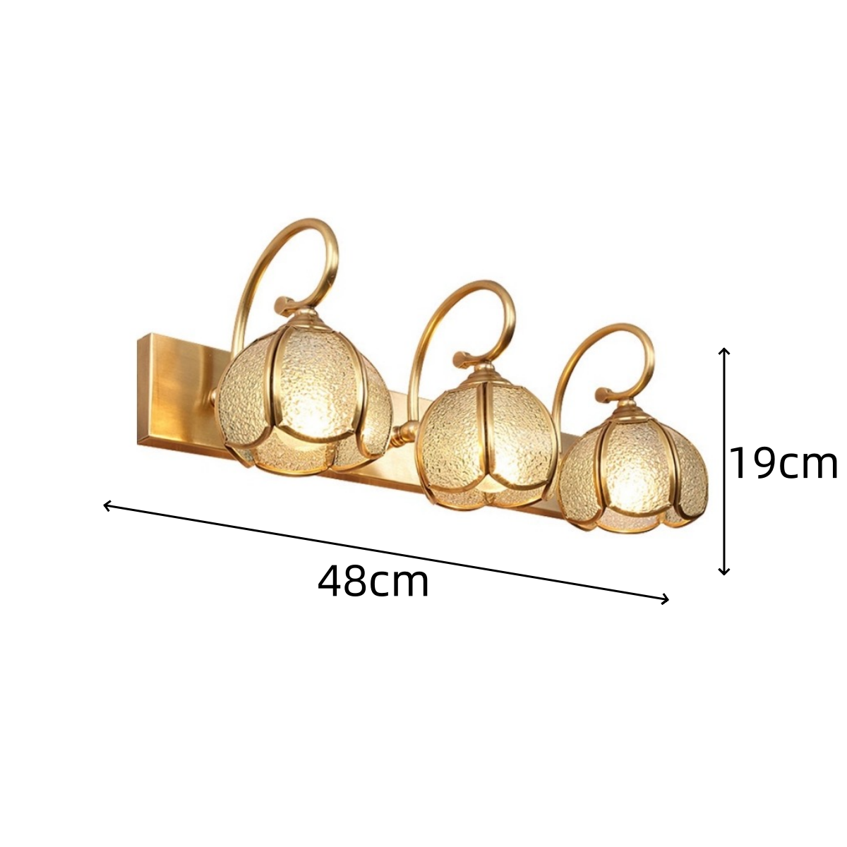 Klassisk Flerarmad Badrumsvägglampa Carvallo
