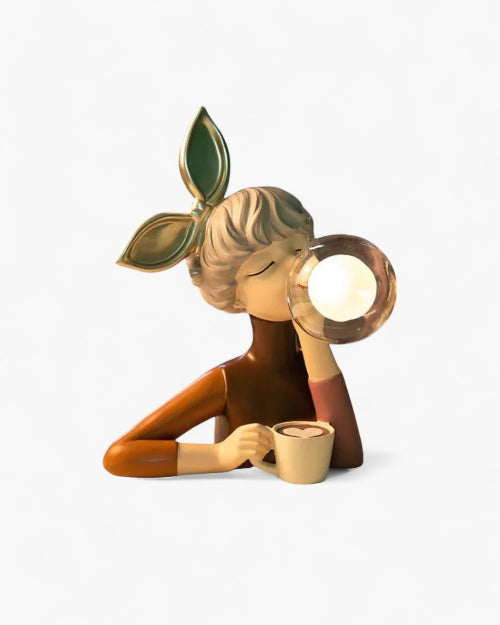 Carvallo – Skulptural Bordslampa med Poetisk Ljusfär för ett Mysigt Inredning Carvallo