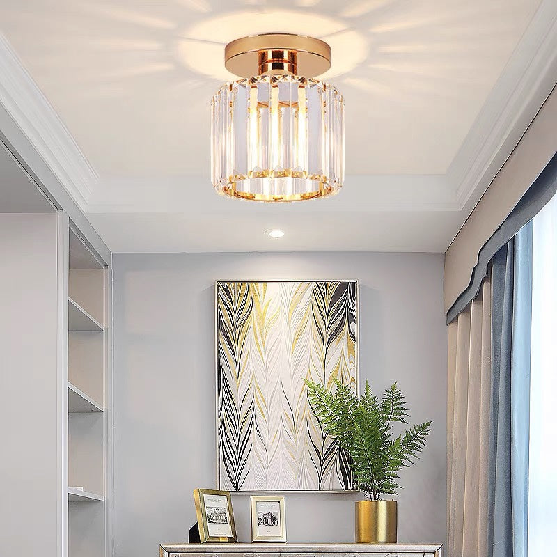 Taklampa Kristall Flush Mount Modern Armatur Carvallo
