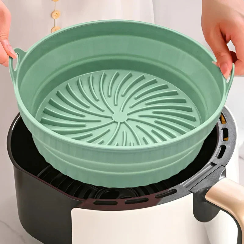Värmebeständig silikoninsats för varmluftsfrityrkokare med non-stick beläggning Carvallo