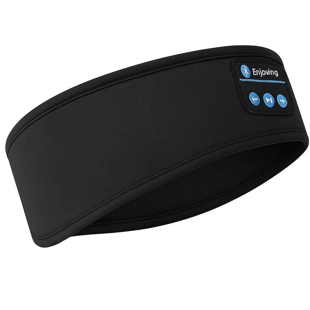 Bluetooth Sova Hörlurar Mjukt Tyg Huvudband Carvallo