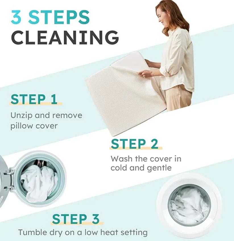 Den Premium Wedge Pillow – Höj din sömn & Andas lättare Carvallo