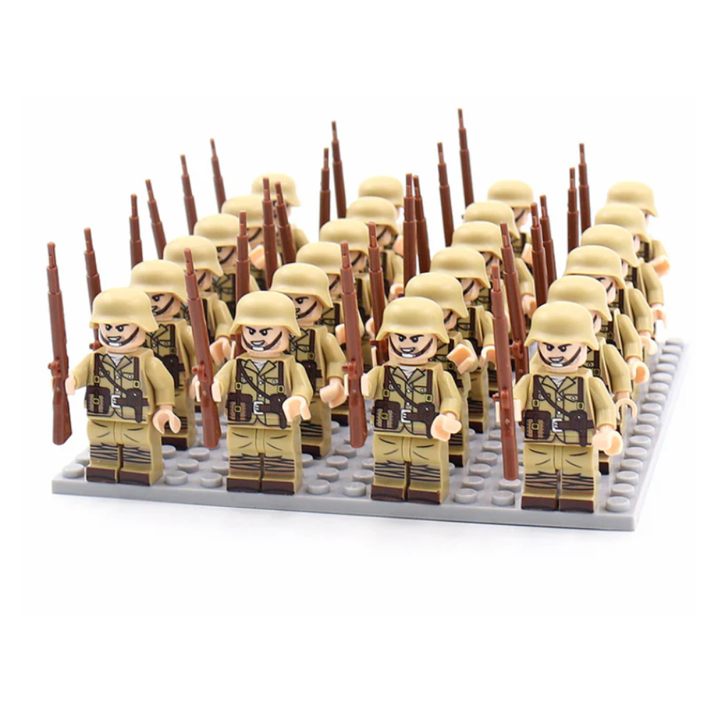 Militärsoldat Byggblock Leksakset Carvallo