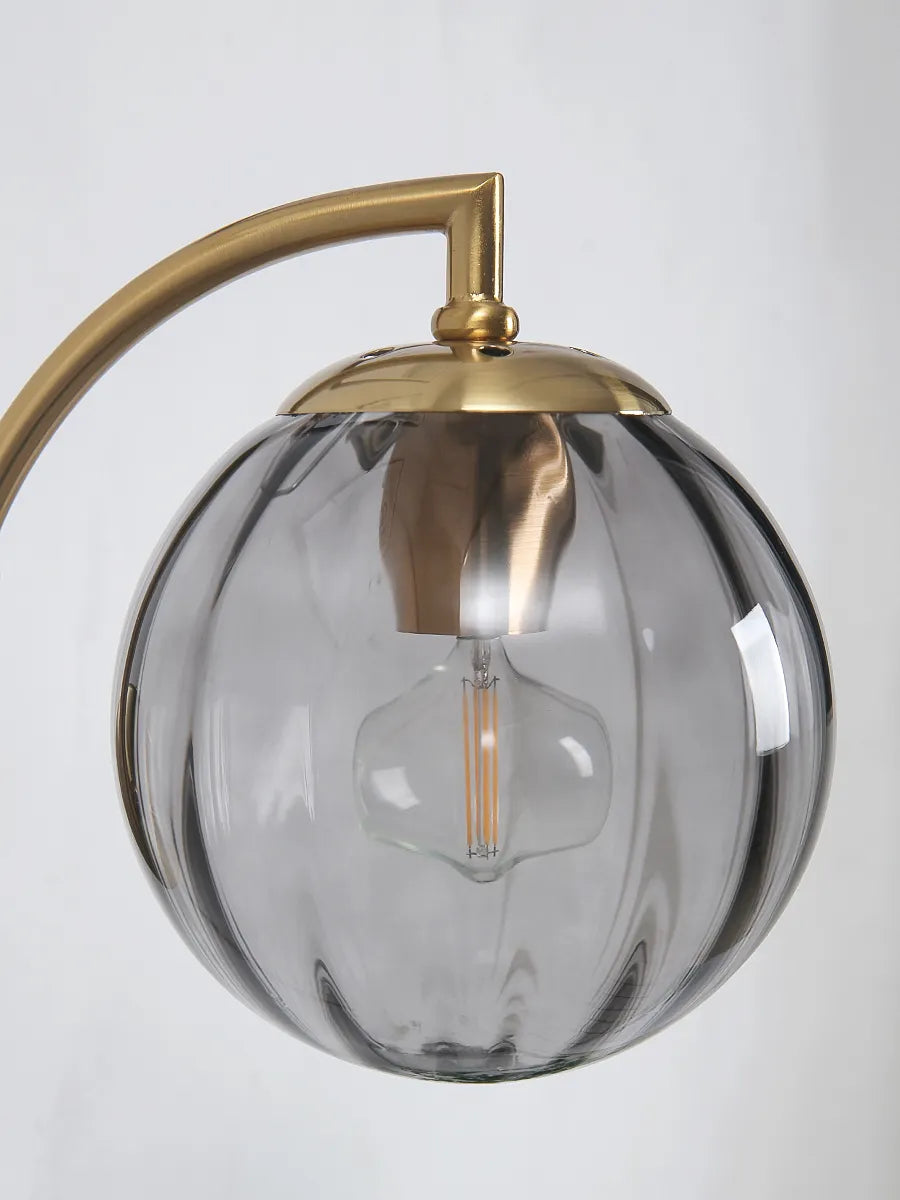 Jasmine LED Glas Vägglampa - Elegant Vägglampa i Kromlysstil, Dimbar och Lätt att Montera Carvallo