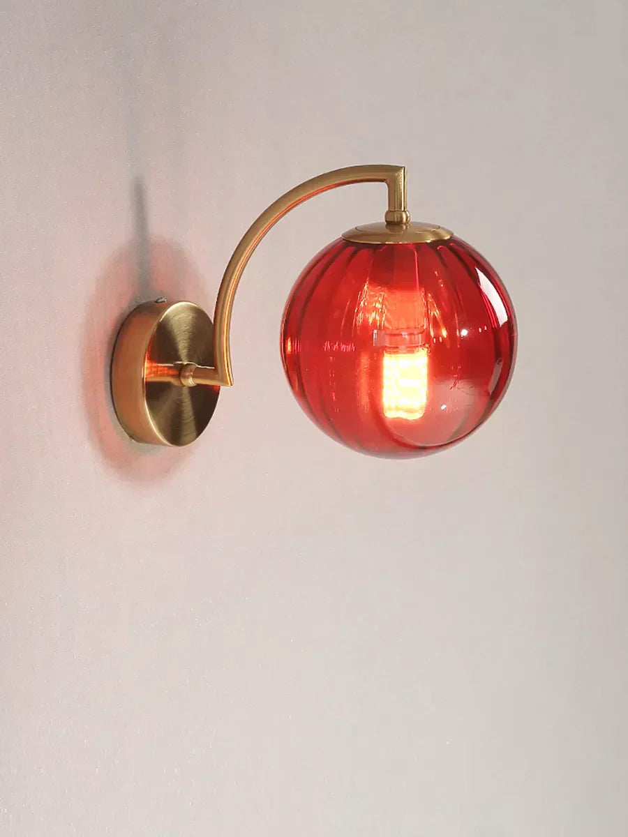 Jasmine LED Glas Vägglampa - Elegant Vägglampa i Kromlysstil, Dimbar och Lätt att Montera Carvallo