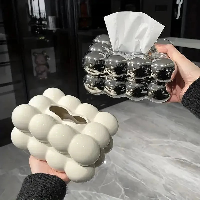 Keramisk Näsdukbox - Elegant Näsdukshållare Carvallo