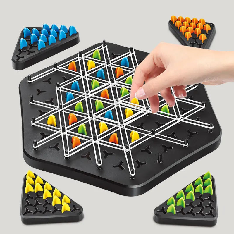 Tri Link Strategispel – Elegant hjärnutmaning för 2–4 spelare MILA Sverige