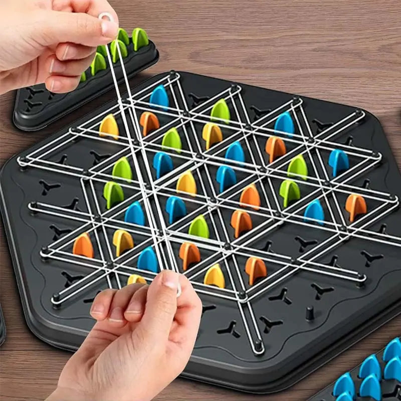 Tri Link Strategispel – Elegant hjärnutmaning för 2–4 spelare MILA Sverige