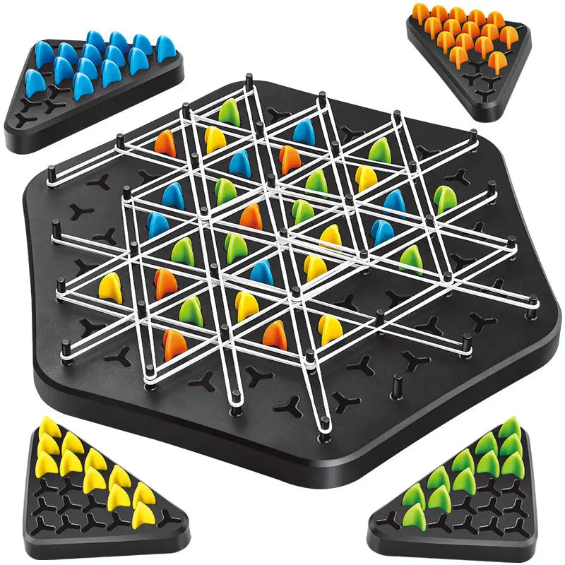 Tri Link Strategispel – Elegant hjärnutmaning för 2–4 spelare MILA Sverige
