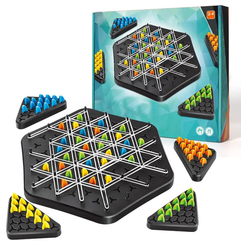 Tri Link Strategispel – Elegant hjärnutmaning för 2–4 spelare MILA Sverige