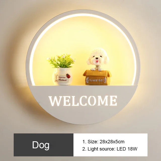 KidZone - Vägglampa för Barnrum Carvallo