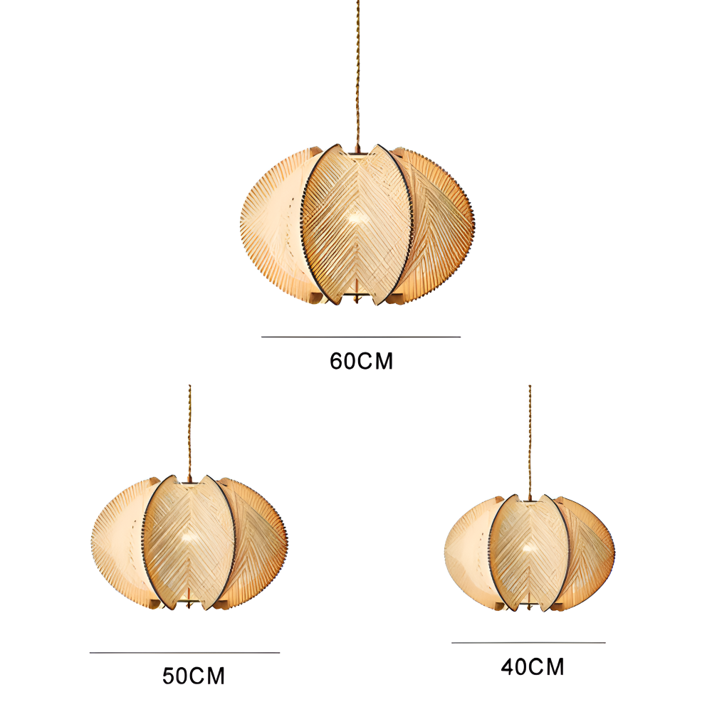 Hikari Pendellampa – Handknuten Hampa & Trälampa i Wabi Sabi Design Hemnix