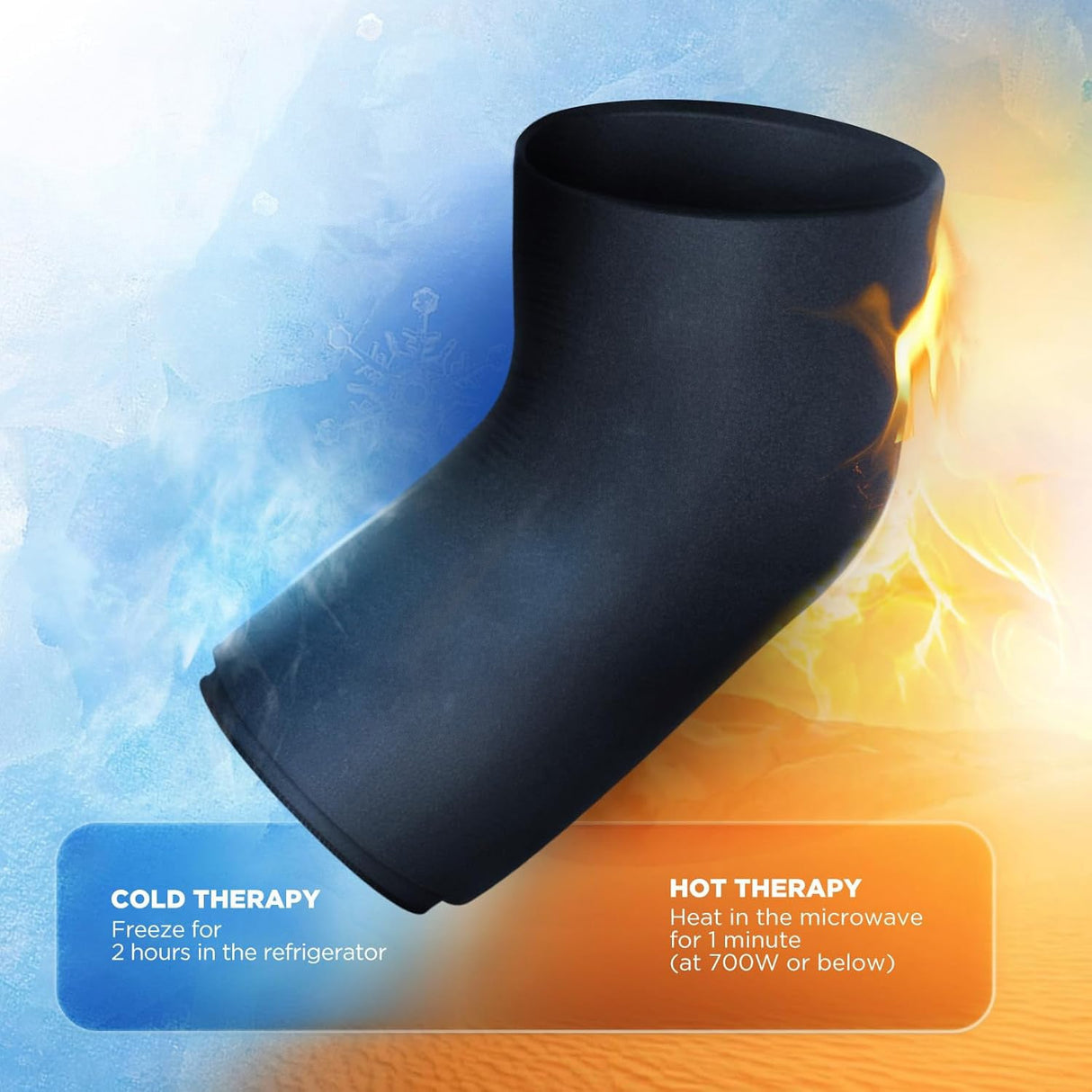 Kylande & Värmande Sleeve för armbåge, underarm, vad och knä-Hemnix-Hemnix
