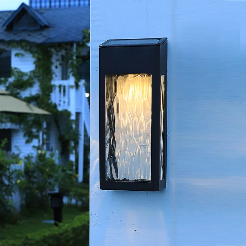 Carvallo Vägglampa | Solar LED Utomhusbelysning | Elegant & Energioberoende | 23 cm Höjd Carvallo